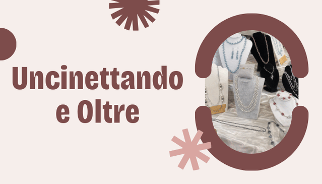 Biglietto da visita per il progetto Uncinettando