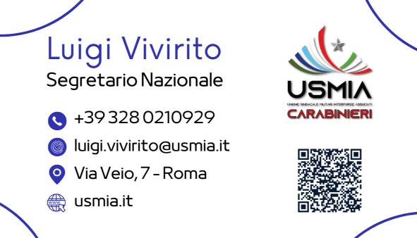 Biglietto USMIA Carabinieri